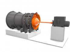 Axial fans of the main ventilation shaft two-stage ВОД